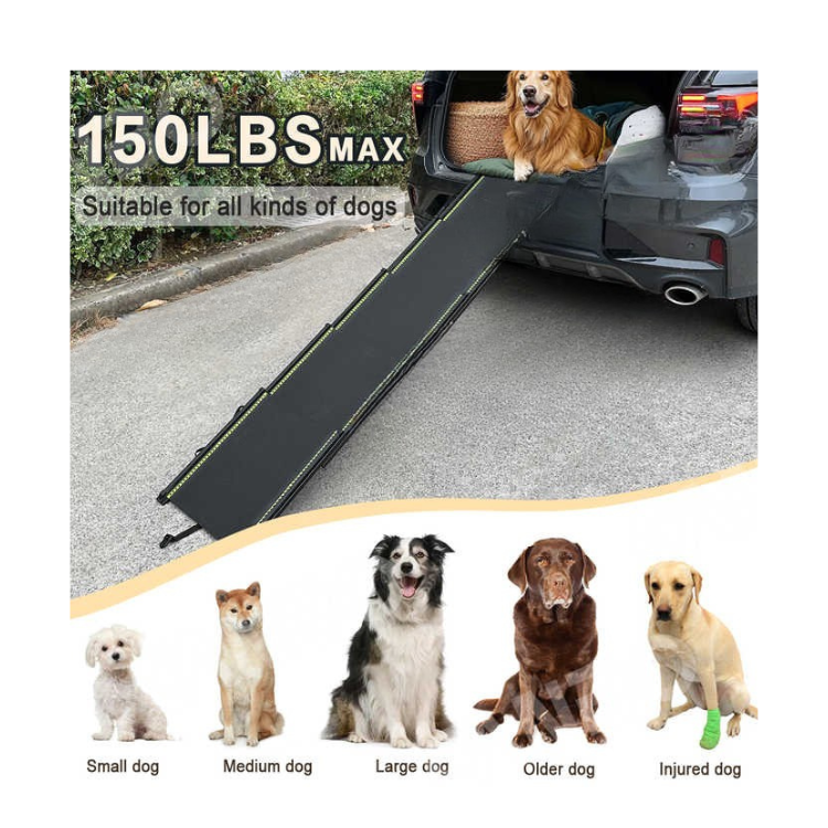 EcoPet Supplies 2025 CanboPet Outdoor Portable Telescopic Pet Ramp