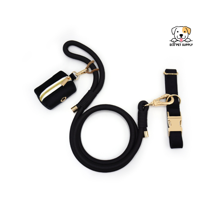 EcoPet Supplies 2025 New Pet Open Knot and No Pull Dog Harness – Adjustable Chest Strap with Reflective Strips