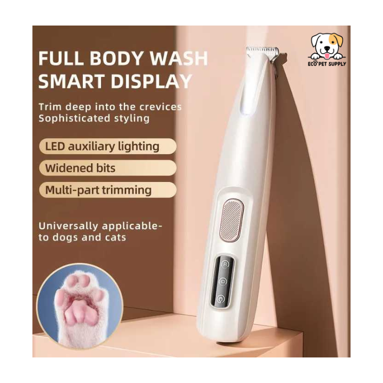 EcoPet Supplies 2025 Professional Pet Grooming Set with Electric Clipper, Nail Grinder, and Trimming Accessories for Dogs and Cats