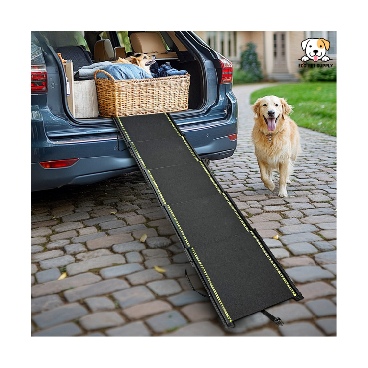 EcoPet Supplies 2025 CanboPet Outdoor Portable Telescopic Pet Ramp