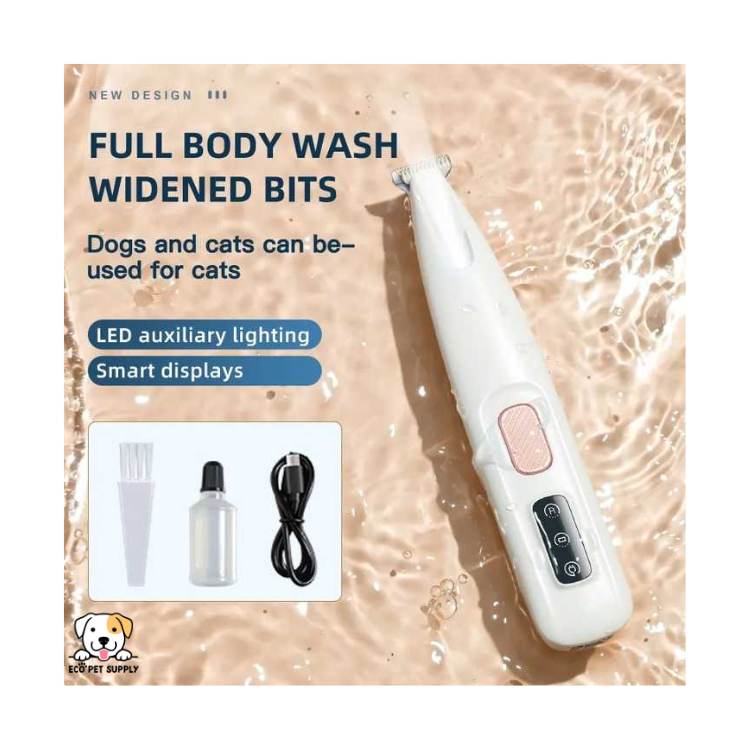 EcoPet Supplies 2025 Professional Pet Grooming Set with Electric Clipper, Nail Grinder, and Trimming Accessories for Dogs and Cats