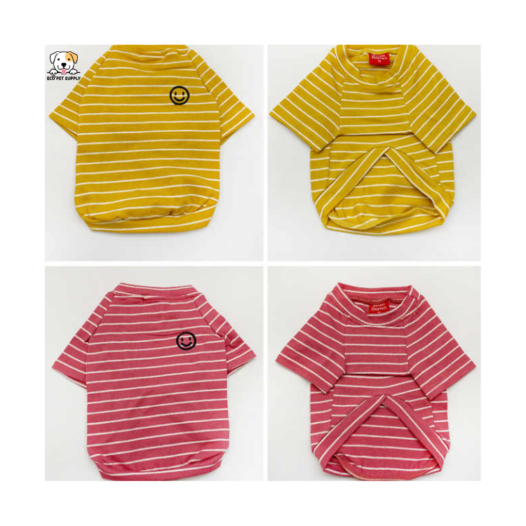 EcoPet Supplies 2025 Dog Summer T-Shirt Family Matching Outfits – Lightweight Breathable Pet Clothes for Warm Weather