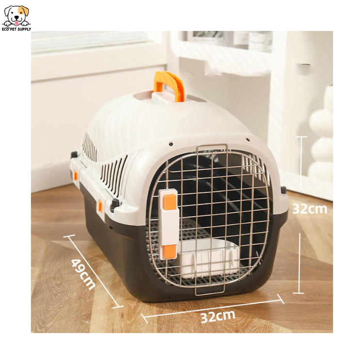 EcoPet Supplies New 2025 Cat Cages Dog Carrier with Removable Tray