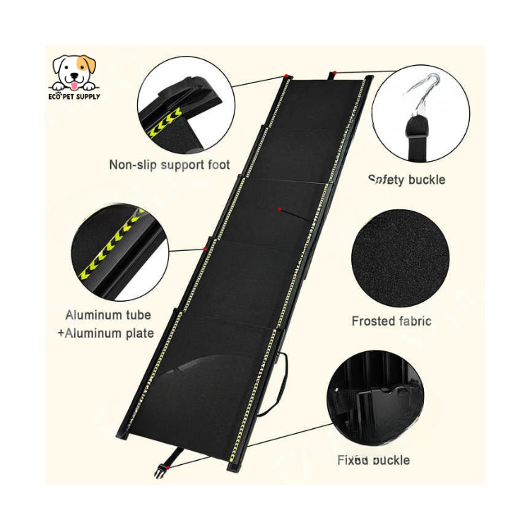 EcoPet Supplies 2025 CanboPet Outdoor Portable Telescopic Pet Ramp