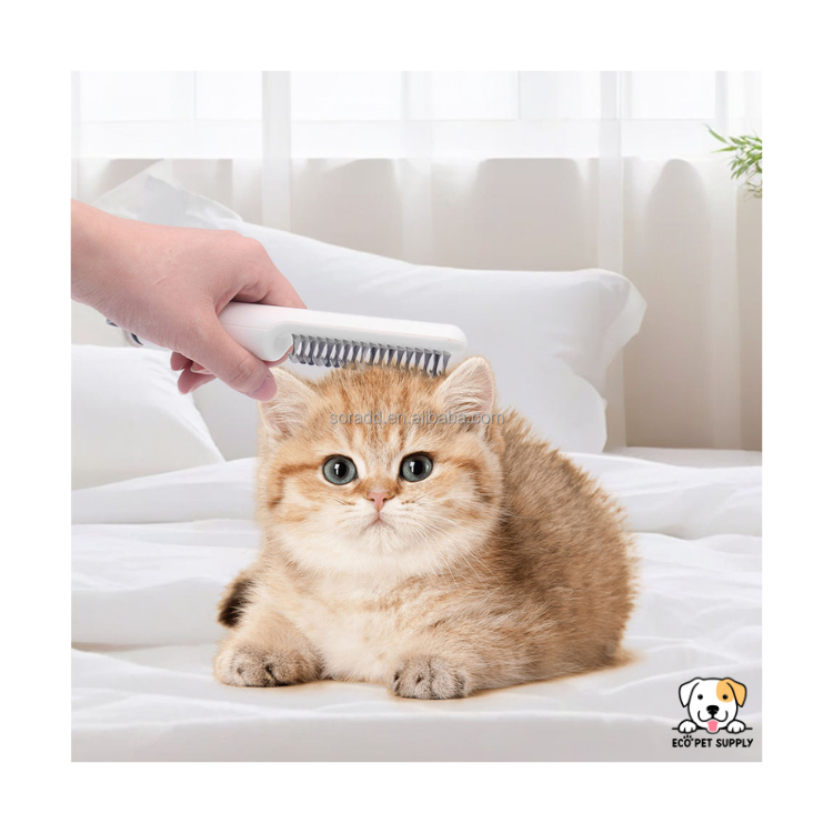 EcoPet Supplies New Product Ideas 2025 for Household – Multifunctional Pet Hair Removal Brush with Cleaning Base