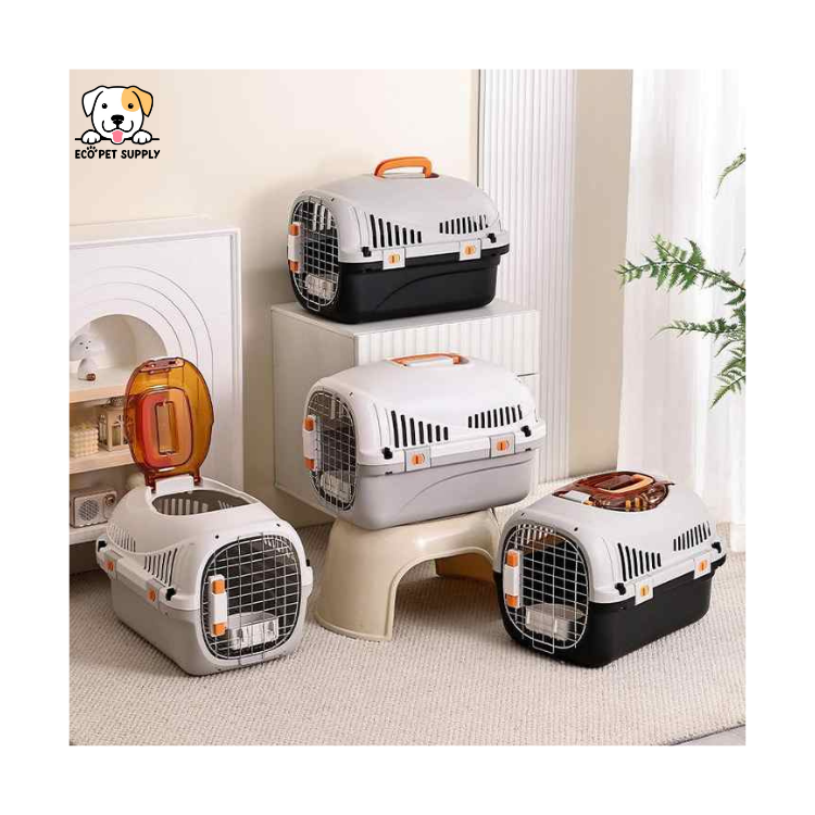 EcoPet Supplies New 2025 Cat Cages Dog Carrier with Removable Tray
