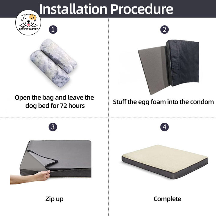 Eco Pet Supply Memory Foam Pet Bed