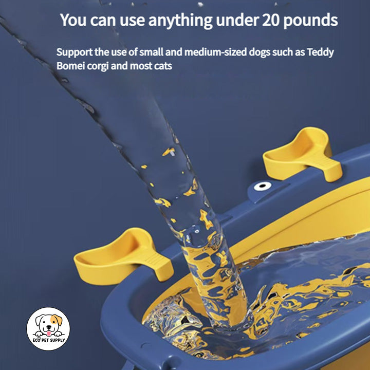 Eco Pet Supply Folding Crab Shaped Pet Cleaning Bathtub