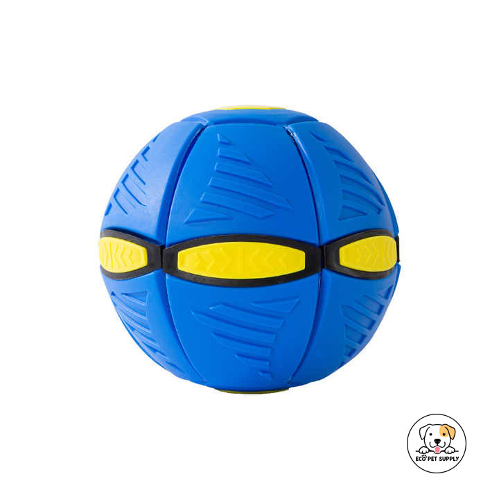 Eco Pet Supply Interactive UFO Dog Toy – Durable Plastic Design with Engaging Lights and Sounds for Active Play and Mental Stimulation