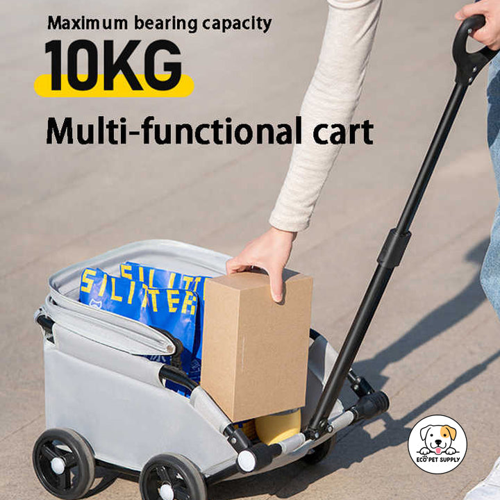 Eco Pet Supply Lightweight Foldable Double Pet Stroller