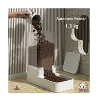 EcoPet Supplies 2025 2-in-1 Automatic Pet Feeder and Water Dispenser – Gravity-Fed, Spill-Free, BPA-Free, Easy to Clean & Perfect for Cats and Dogs of All Sizes