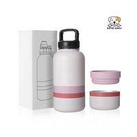 EcoPet Supplies 2025 Newest Dog Travel Water Bottle – Portable Leak-Proof Pet Water Dispenser with Foldable Bowl