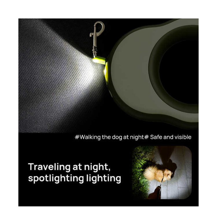 EcoPet Supplies 2025 Luxury LED Dog Leash – Light-Up Night Walking Essential