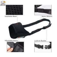 EcoPet Supplies 2025 New Soft Nylon Muzzles Anti-Bite Dog Muzzle