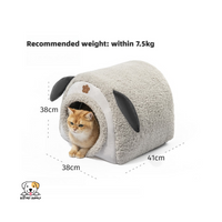 EcoPet Supplies 2025 Luxury Winter Warm Dog Bed with Non-Slip Bottom and Cozy Plush Interior for Small and Large Pets