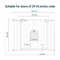 EcoPet Supplies 2025 Retractable Indoor Child & Pet Safety Gate