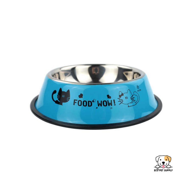 EcoPet Supplies 2025 New Arrival Pet Products Stainless Steel Pet Food Bowl – Durable, Anti-Slip Design