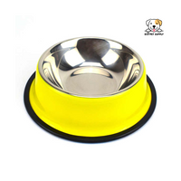 EcoPet Supplies 2025 New Arrival Pet Products Stainless Steel Pet Food Bowl – Durable, Anti-Slip Design