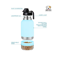 EcoPet Supplies 2025 Newest Dog Travel Water Bottle – Portable Leak-Proof Pet Water Dispenser with Foldable Bowl