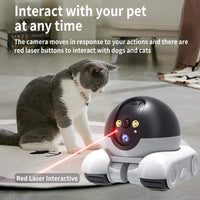 Smart 4K Dual-Camera Pet Robot with App Control