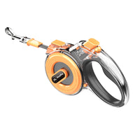 Retractable Dog Leash with LED Light & Electronic Whistle