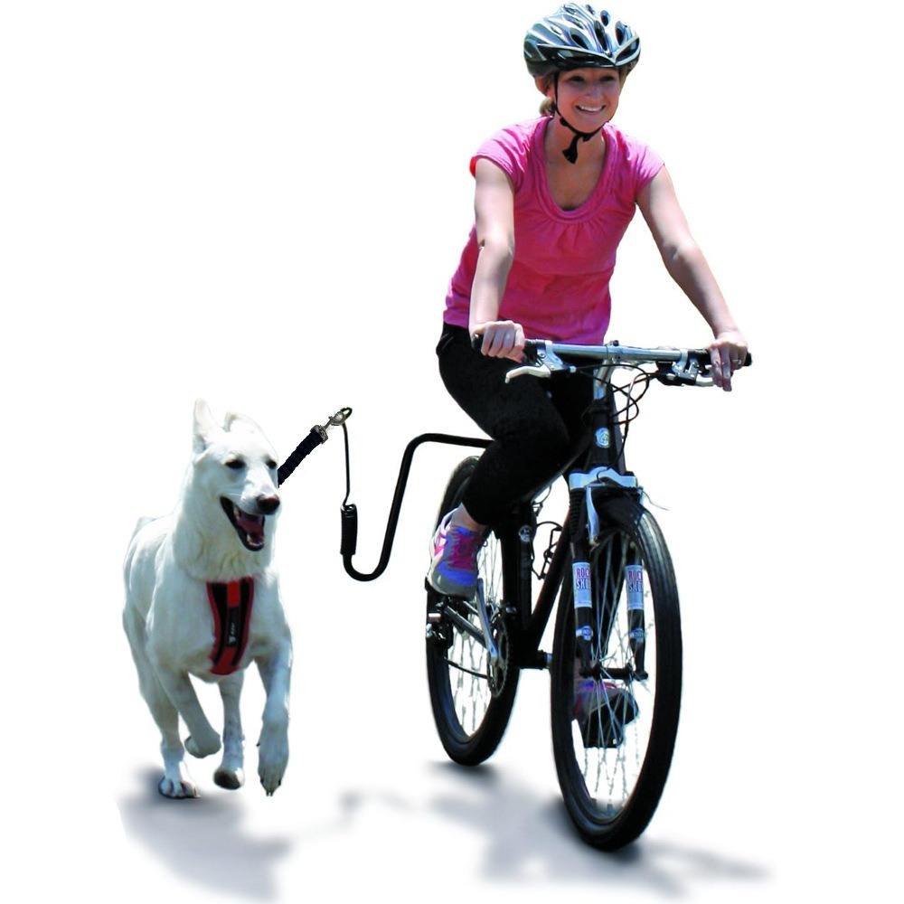 Metal Retractable Bicycle Dog Leash