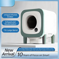 72L Smart Self-Cleaning Cat Litter Box with Camera