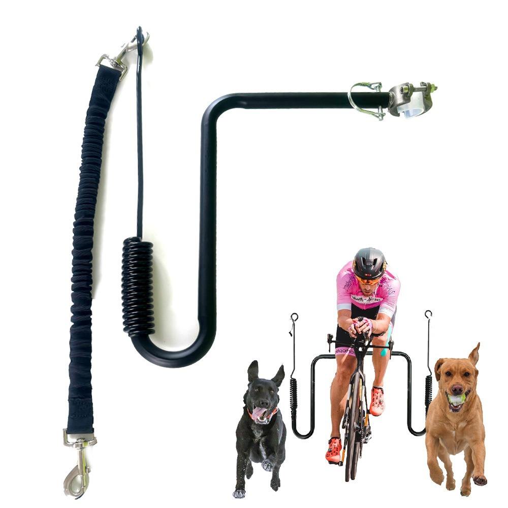 Metal Retractable Bicycle Dog Leash