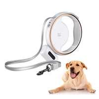 360° Tangle-Free Retractable Dog Leash with LED Light