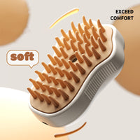 3-in-1 Pet Steam Hair Brush & Comb