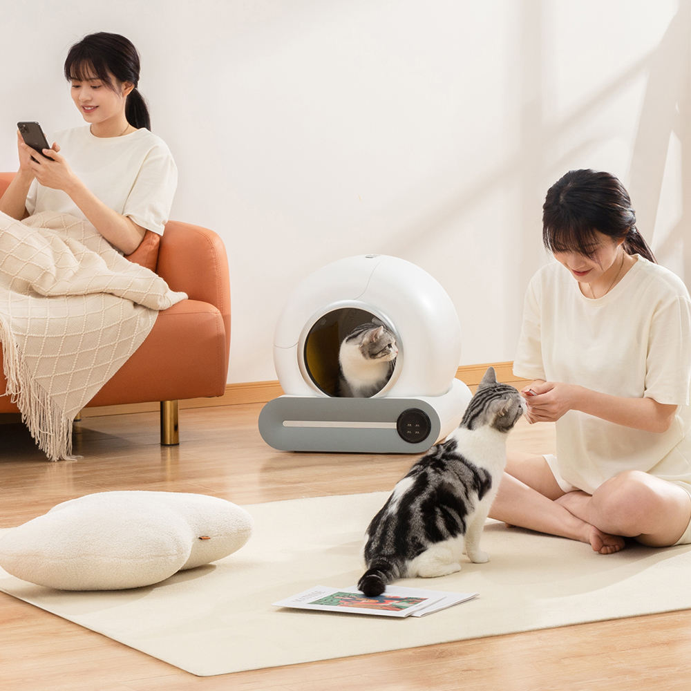 Smart App-Controlled Automatic Cat Litter Box