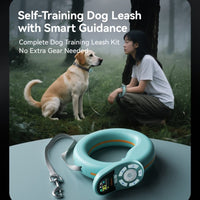 Smart Retractable Dog Training Leash with Anti-Pull Collar