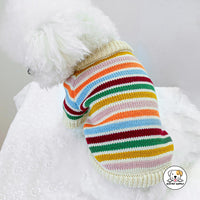 Eco Pet Supply Stylish Striped Pet Sweater – Cozy, Trendy Wear for Cats and Dogs