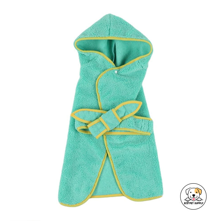 Eco Pet Supply Custom Plush Dog Bathrobe