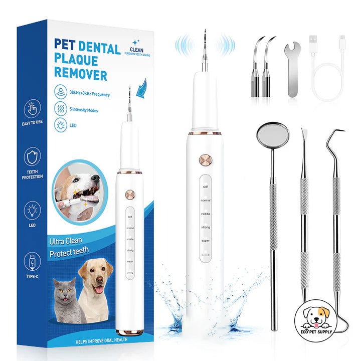 Eco Pet Supply Ultrasonic Plaque Remover Smart Pet Tooth Cleaner