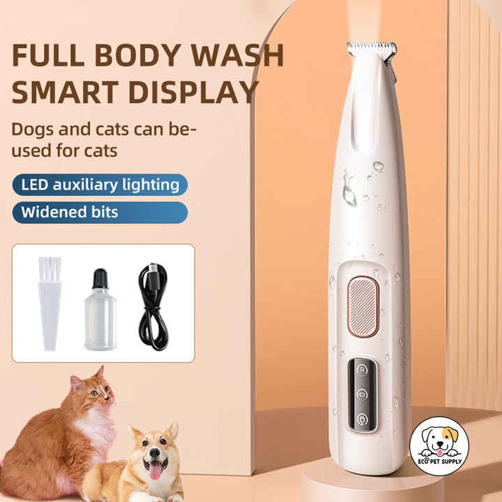 Eco Pet Supply Pet Dog Cat Grooming Set – Professional All-in-One Hair Trimmer and Nail Clipper Kit for Pets