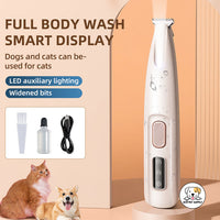 Eco Pet Supply Pet Dog Cat Grooming Set – Professional All-in-One Hair Trimmer and Nail Clipper Kit for Pets