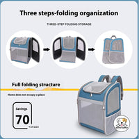 Eco Pet Supply New Custom Outdoor Travel Pet Backpack