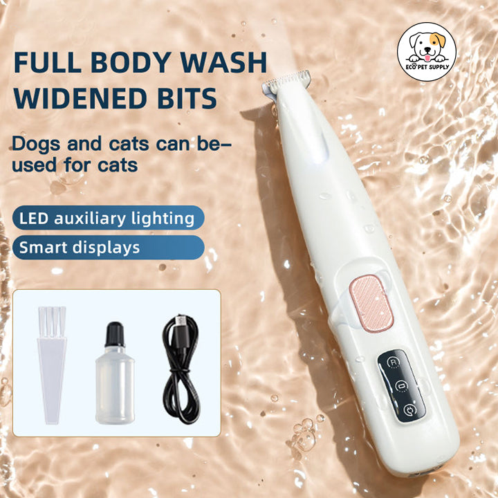 Eco Pet Supply Pet Dog Cat Grooming Set – Professional All-in-One Hair Trimmer and Nail Clipper Kit for Pets