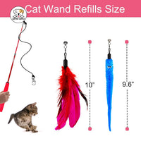 Eco Pet Supply Feather & Bell Interactive Cat Wand