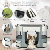 Eco Pet Supply Portable Foldable Pet Tent for Outdoor – Lightweight and Waterproof Pet Shelter for Travel and Camping