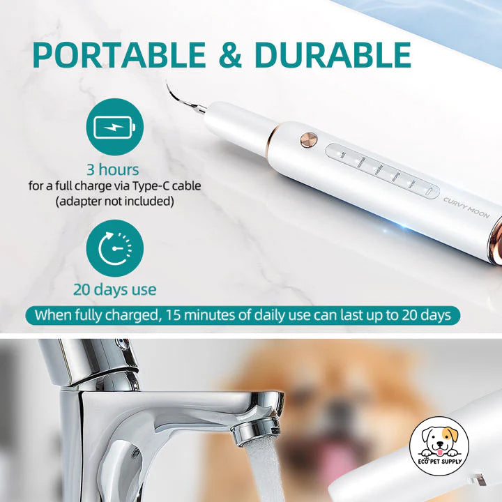 Eco Pet Supply Ultrasonic Plaque Remover Smart Pet Tooth Cleaner