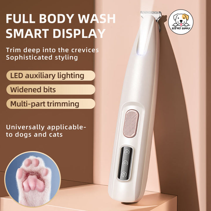 Eco Pet Supply Pet Dog Cat Grooming Set – Professional All-in-One Hair Trimmer and Nail Clipper Kit for Pets