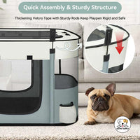 Eco Pet Supply Portable Foldable Pet Tent for Outdoor – Lightweight and Waterproof Pet Shelter for Travel and Camping