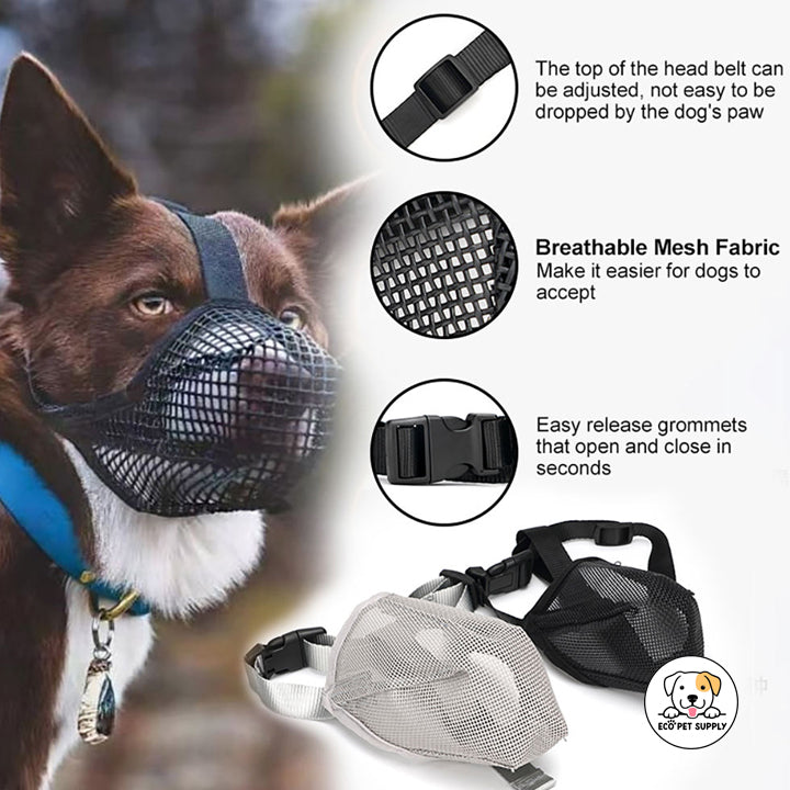 Eco Pet Supply Dog Muzzle Soft Mesh Cover