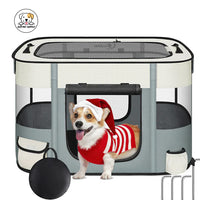 Eco Pet Supply Portable Foldable Pet Tent for Outdoor – Lightweight and Waterproof Pet Shelter for Travel and Camping