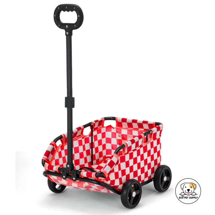 Eco Pet Supply Lightweight Foldable 4-Wheel Pet Stroller