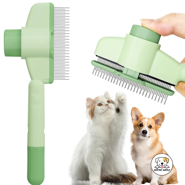 Eco Pet Supply Hair Removal Brush Comb Stainless-Steel Needle Pet Grooming Brush for Long Hair Cats Artifact Cleaning Brush