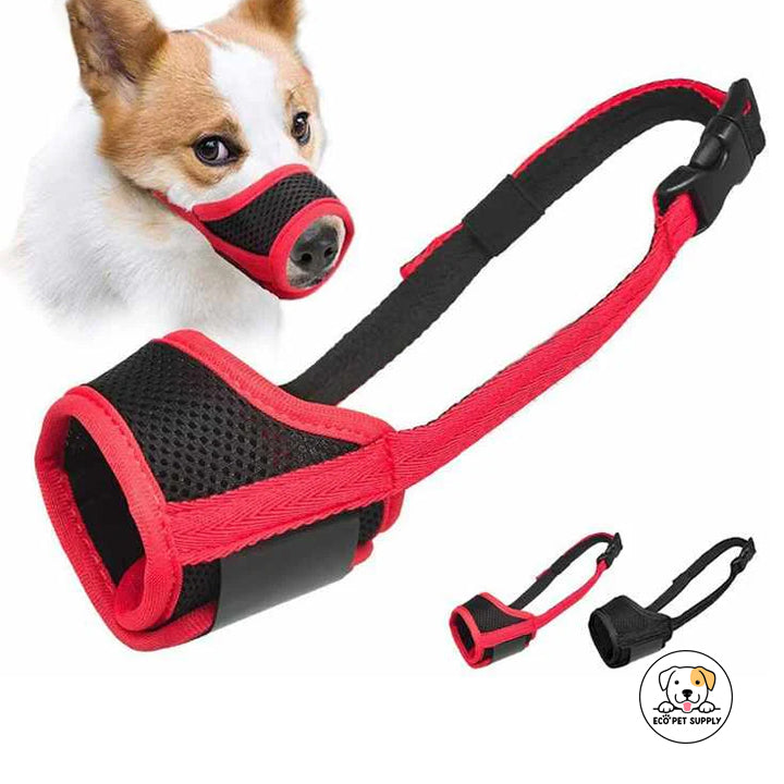 Eco Pet Supply Soft Nylon Muzzles Anti-Bite Dog Muzzle