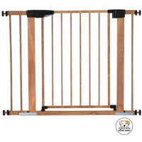 Eco Pet Supply Adjustable Child Safety Gate for Stairs and Doorways Retractable and Pet Friendly Baby Gate